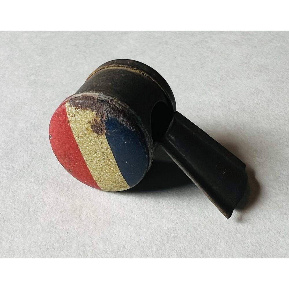 VTG Tin Toys Red/White/Blue Escargot Collectible Water Whistle 1960’s